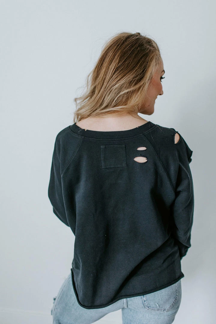 Lauriebelles Lily & Lottie Wren Distressed Crew Sweatshirt By Chelsea DeBoer 11 Lauriebelles Lily & Lottie Wren Distressed Crew Sweatshirt By Chelsea DeBoer