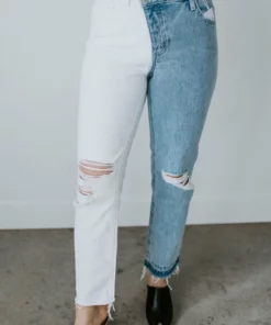 VERVET By Flying Monkey Addison Criss Cross Straight Jean