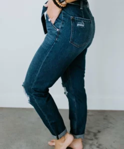 Bottoms Aurora KanCan Paperbag Mom Jean