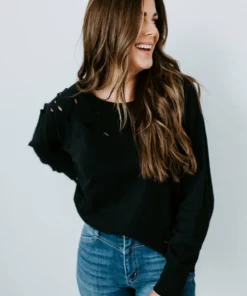 Lauriebelles Lily & Lottie Wren Distressed Crew Sweatshirt By Chelsea DeBoer 23 Lauriebelles Lily & Lottie Wren Distressed Crew Sweatshirt By Chelsea DeBoer