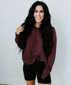 Lauriebelles Lily & Lottie Wren Distressed Crew Sweatshirt By Chelsea DeBoer 27 Lauriebelles Lily & Lottie Wren Distressed Crew Sweatshirt By Chelsea DeBoer