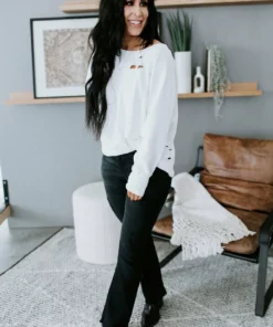 Lauriebelles Lily & Lottie Wren Distressed Crew Sweatshirt By Chelsea DeBoer 19 Lauriebelles Lily & Lottie Wren Distressed Crew Sweatshirt By Chelsea DeBoer