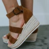 KKE Originals Shoes Sibyl Espadrille Wedge Sandal