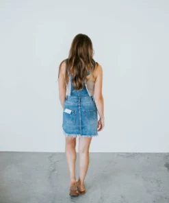 Insane Gene Bottoms Ginnie Denim Overall Skirt