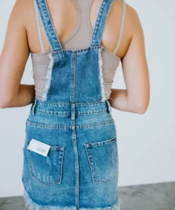 Insane Gene Bottoms Ginnie Denim Overall Skirt