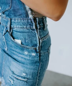 Insane Gene Bottoms Ginnie Denim Overall Skirt