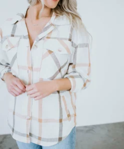 26 International Bayker Button Up Top