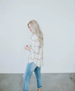 26 International Bayker Button Up Top