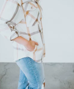 26 International Bayker Button Up Top