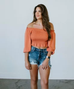 AAAAA Fashion Feel So Free Smocked Top Laurie's Sunday Try On