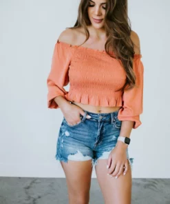 AAAAA Fashion Feel So Free Smocked Top Laurie's Sunday Try On