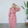 Bucketlist Lana Kimono Wrap Midi Dress