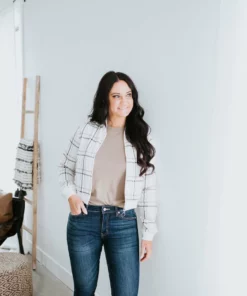 RD International Outerwear Rhett Crop Bomber Jacket