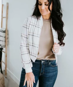 RD International Outerwear Rhett Crop Bomber Jacket