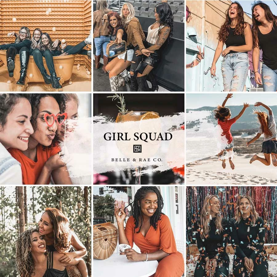 Belle & Rae Co. Lightroom Presets Girl Squad 3 Belle & Rae Co. Lightroom Presets Girl Squad