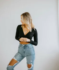 Baylor Crop Straight Cello Jean Curvy