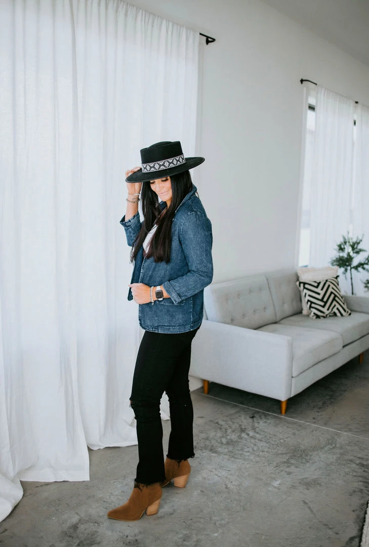 Bibi Out To Impress Denim Blazer Outerwear 5 Bibi Out To Impress Denim Blazer Outerwear