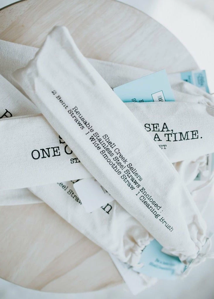 Shell Creek Sellers Reusable Stainless Steel Straws 3 Shell Creek Sellers Reusable Stainless Steel Straws