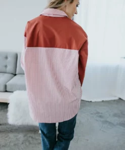 Aaron & Amber Freddie Two Tone Top Tops 8 Aaron & Amber Freddie Two Tone Top Tops