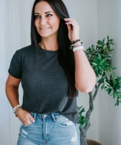 Salvia Lily & Lottie Brooklin Tee By Chelsea DeBoer