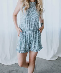 Beeson River Laurie's Wednesday Try On Fancy Feline Romper