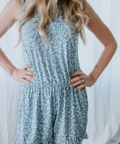 Beeson River Laurie's Wednesday Try On Fancy Feline Romper