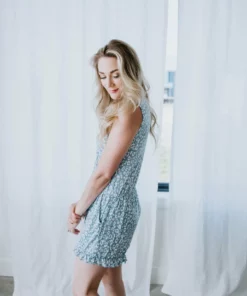 Beeson River Laurie's Wednesday Try On Fancy Feline Romper