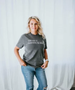 Oat Collective Coffee Camping & Dogs Tee