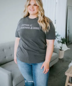 Oat Collective Coffee Camping & Dogs Tee