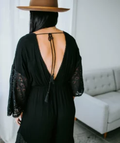 Miou Muse Long Sleeve Call Me Later Jumpsuit