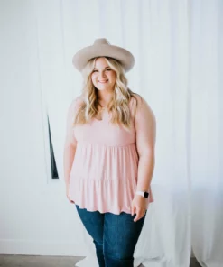 Apple B Curvy Tops Curvy Effortless Essential Tank