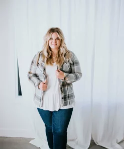 Thread & Supply Breaking Plaid Fleece Shacket