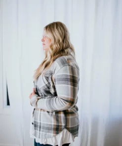 Thread & Supply Breaking Plaid Fleece Shacket