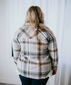 Thread & Supply Breaking Plaid Fleece Shacket