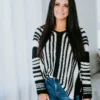 Miou Muse Tops Trina Striped Sweater