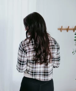 Trend Notes Jesse Cropped Plaid Top