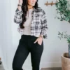 Trend Notes Jesse Cropped Plaid Top 1 Trend Notes Jesse Cropped Plaid Top