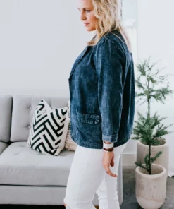 Bibi Out To Impress Denim Blazer Outerwear 13 Bibi Out To Impress Denim Blazer Outerwear