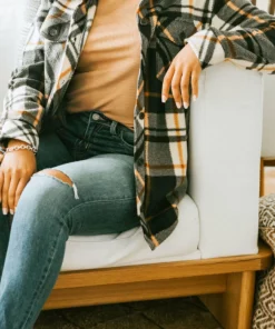 Thread & Supply Breaking Plaid Fleece Shacket