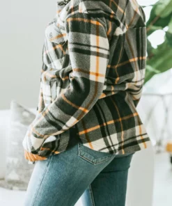 Thread & Supply Breaking Plaid Fleece Shacket