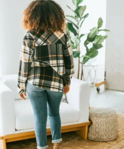 Thread & Supply Breaking Plaid Fleece Shacket